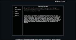 Desktop Screenshot of boxingnl.sportsontheweb.net